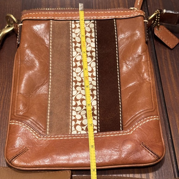 Coach Leather & Suede Crossbody Bag, Style No: J0693-10550 - Picture 10 of 11